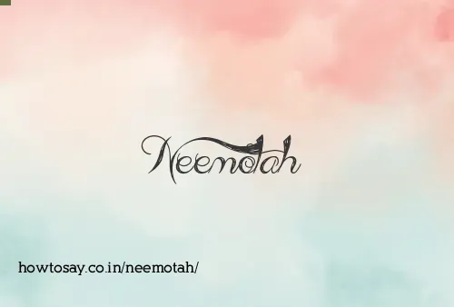 Neemotah