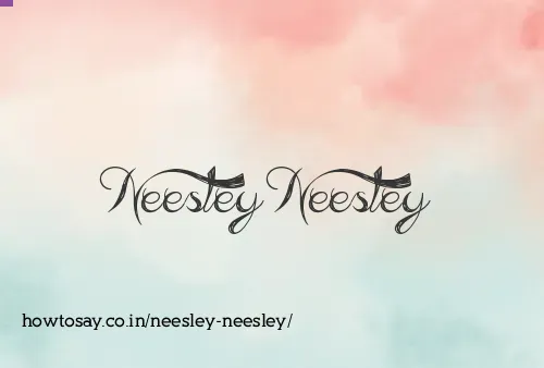 Neesley Neesley