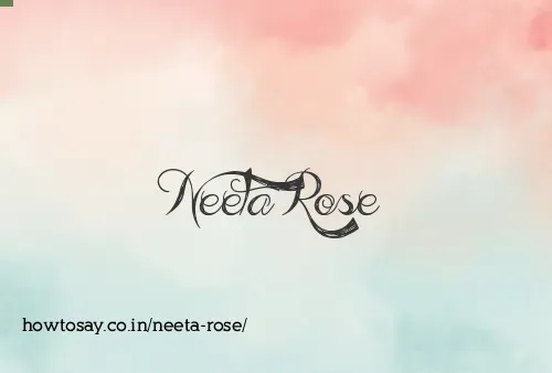 Neeta Rose