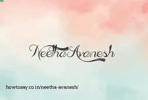 Neetha Avanesh