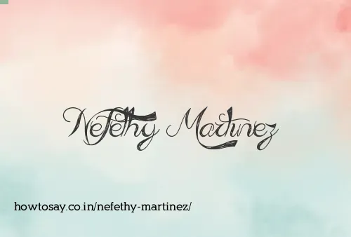 Nefethy Martinez