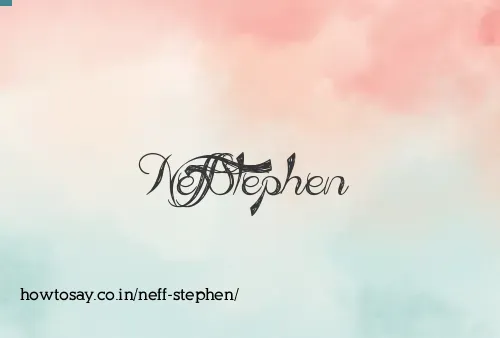 Neff Stephen