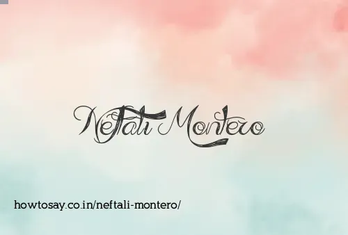 Neftali Montero