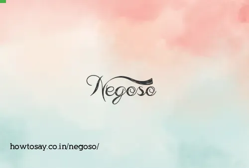 Negoso