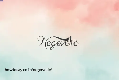 Negovetic