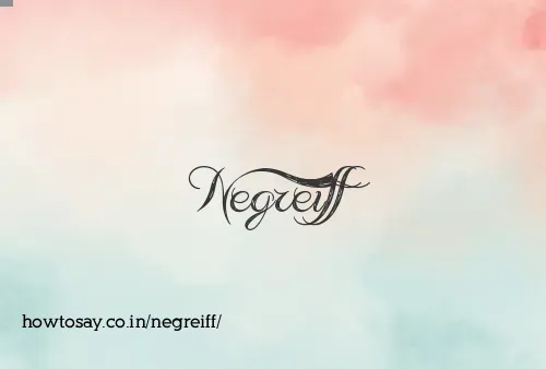 Negreiff