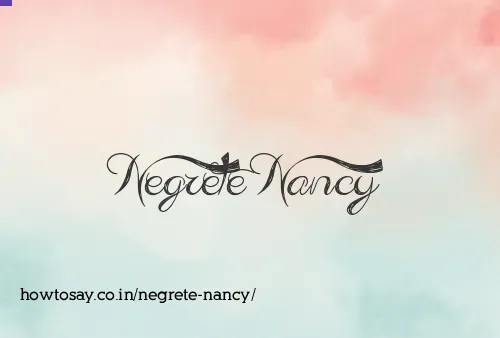 Negrete Nancy