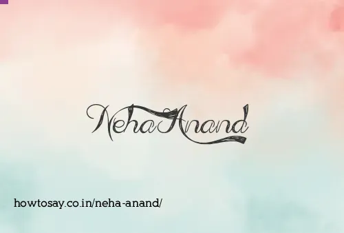 Neha Anand