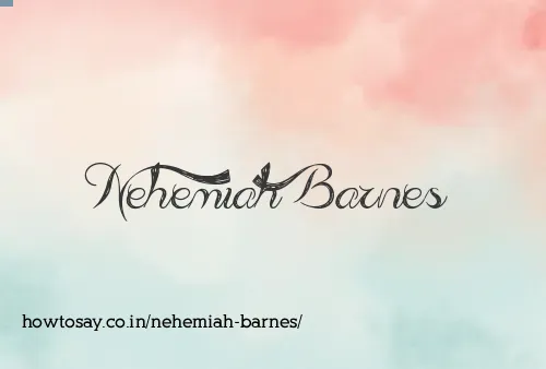 Nehemiah Barnes