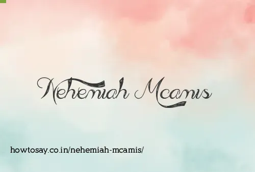 Nehemiah Mcamis
