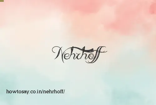 Nehrhoff