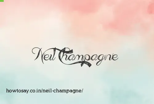 Neil Champagne