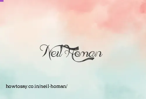 Neil Homan