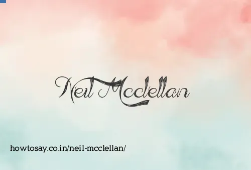 Neil Mcclellan