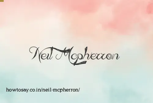 Neil Mcpherron