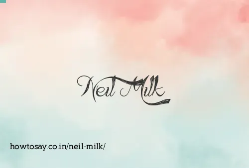 Neil Milk