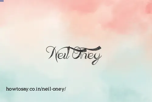 Neil Oney