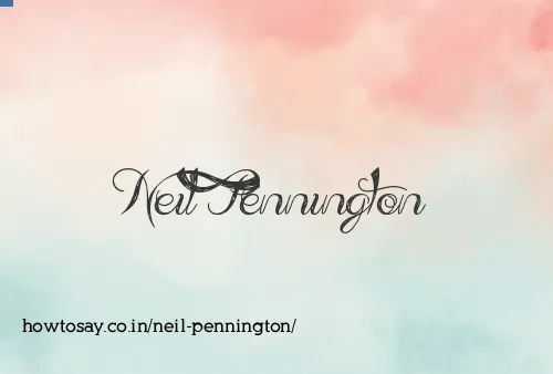 Neil Pennington