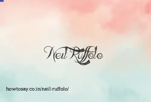 Neil Ruffolo
