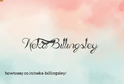 Neka Billingsley
