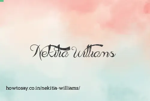 Nekitia Williams