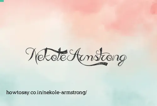 Nekole Armstrong