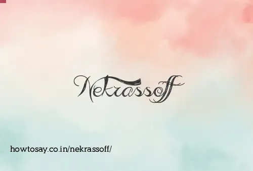 Nekrassoff