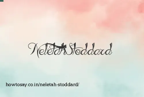 Neletah Stoddard