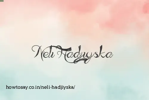 Neli Hadjiyska