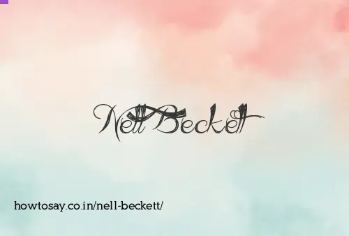 Nell Beckett