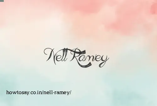 Nell Ramey