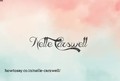 Nelle Carswell