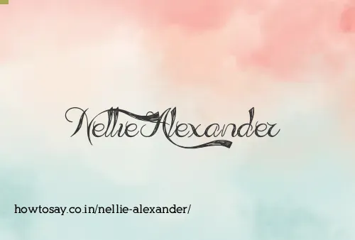 Nellie Alexander