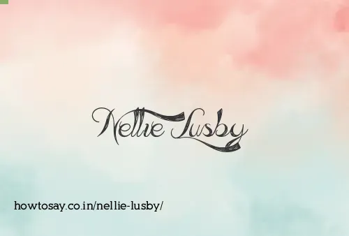 Nellie Lusby