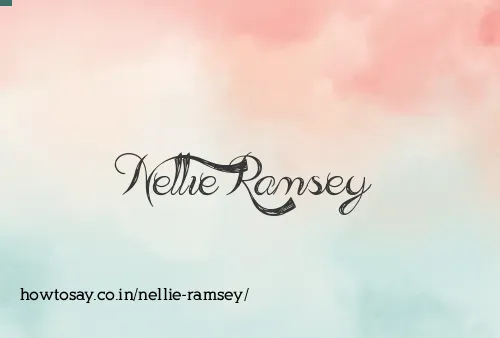 Nellie Ramsey