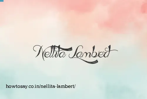 Nellita Lambert