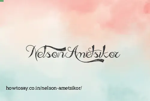 Nelson Ametsikor