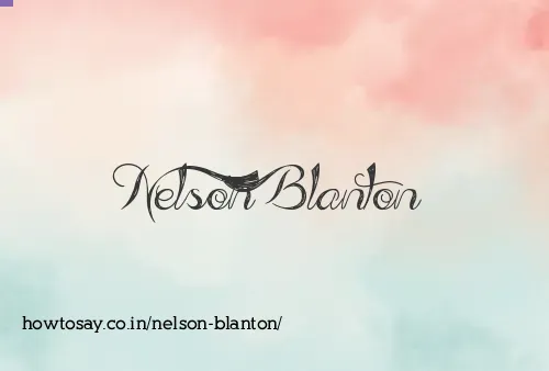 Nelson Blanton