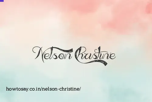 Nelson Christine