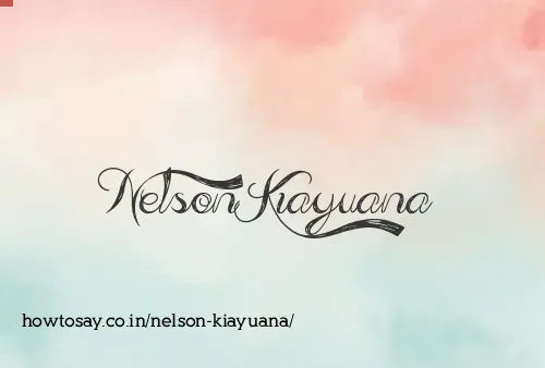Nelson Kiayuana