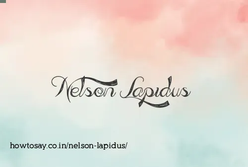 Nelson Lapidus