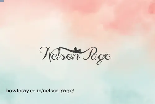Nelson Page