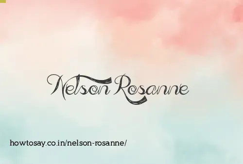 Nelson Rosanne