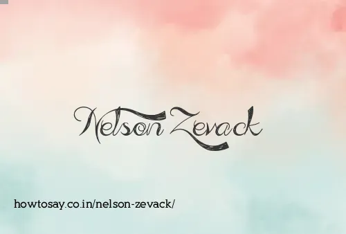 Nelson Zevack