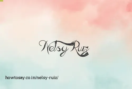 Nelsy Ruiz