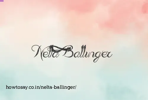 Nelta Ballinger
