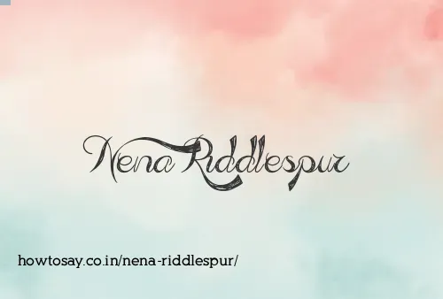 Nena Riddlespur