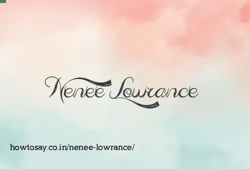 Nenee Lowrance