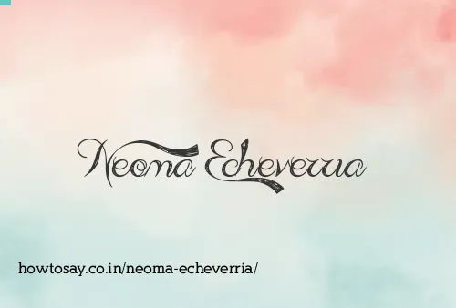 Neoma Echeverria