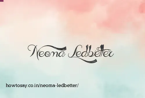 Neoma Ledbetter